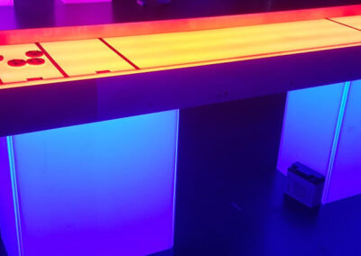 LED Shuffleboard for Rent By Casino Party Experts Las Vegas Nevada